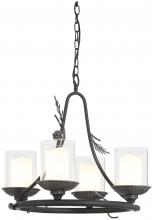 Minka 2754-694 - Ponderosa Ridge - 4 Light Outdoor Chandelier