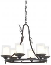 Minka 2756-694 - Ponderosa Ridge - 6 Light Outdoor Chandelier