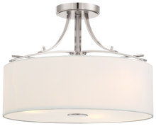 Minka 3307-84 - Poleis - 3 Light Semi Flush