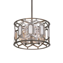 Minka 3585-795 - Hexly - 3 Light Semi Flush and Pendant