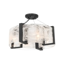 Minka 3614-66A - Cloud Break 4 Light Semi Flush