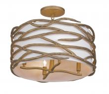 Minka 3715-788 - Branch Reality - 4 Light Semi Flush