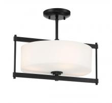 Minka 3843-66A - First Avenue - 4 Light Semi Flush