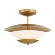 Minka 3943-732 - Solara 18.25" 3-Light Semi Flush