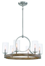 Minka 4015-280 - Country Estates - 6 Light, 60W Candelabra Base