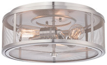 Minka 4133-84 - Downtown Edison - 3 Light Flush Mount