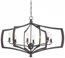 Minka 4376-579 - Middletown - 6 Light Chandelier