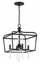 Minka 4447-66A - Laurel Estate - 4 Light Foyer Semi Flush