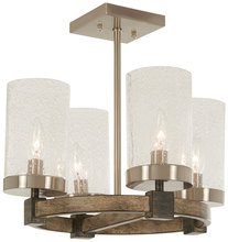 Minka 4637-106 - Bridlewood - 4 Light Semi Flush