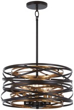 Minka 4675-111 - Vortic Flow - 5 Light Pendant (Convertible to Semi Flush)