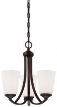 Minka 4963-284 - Overland Park - 3 Light Mini Chandelier