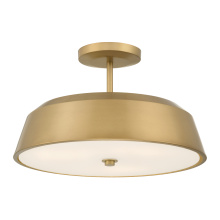 Minka 12625-732 - Trellwyn 15" 3-Light Semi-Flush Mount