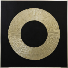 Art by Park WI34282 - Wall Art Gold Ring