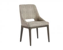 Sunpan 108127 - Estrada Dining Chair - Naya Check Light Grey