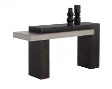 Sunpan 108549 - Herriot Console Table - Dark Brown / Grey