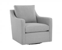 Sunpan 108921 - Brianna Swivel Lounge Chair - Liv Dove