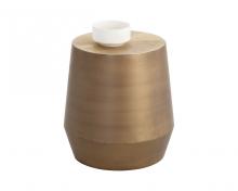 Sunpan 109689 - Creed Side Table - Antique Gold