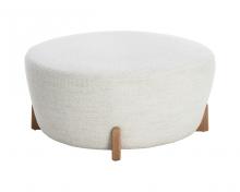 Sunpan 109904 - Cyan Ottoman - Natural - Merino Pearl