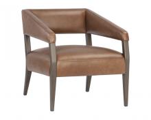 Sunpan 110532 - Carlyle Lounge Chair - Shalimar Tobacco Leather