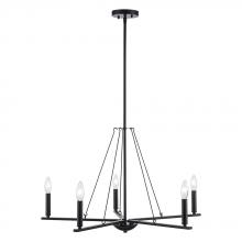 True Light Co. 11645 BK - Stanwyck Chandelier