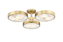 True Light Co. TRS195630AB - Lancaster Semi-Flush Mount