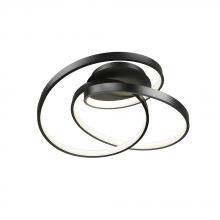 True Light Co. TRSM42L22BK - Gillespie Semi-Flush Mount