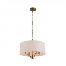 Kalco 518945BCG - CURVA 4 LT DRUM PENDANT