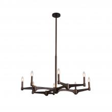 Kalco 519071VBZ - TONO 8 LT CHANDELIER