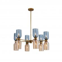 Kalco 519871AGG - Azul 12 Light Chandelier