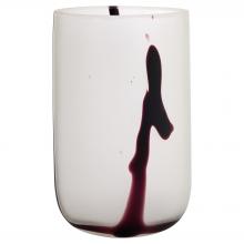 Cyan Designs 12215 - Crawford  Vase | White | Black - Large
