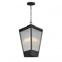 Maxim 30766CRBKAB - Triform-Outdoor Pendant