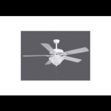 Matthews Fan Company AM-TW-WH-52-LK - America - Ceiling Fan - Made In Taiwan - White - Light Kit - 52" Blades