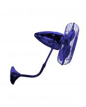 Matthews Fan Company BP-BLUE-MTL - Bruna Parede - Directional Wall Fan - Safira Finish - Metal Blades