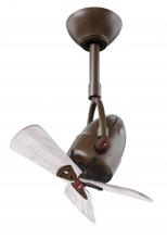 Matthews Fan Company DI-TB-WDBW - Diane - Oscillating Directional Ceiling Fan - Textured Bronze Finish - Barn Wood Blades