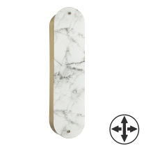 Dainolite PSC-202W-AGB - 2LT Wall Sconce, AGB w/ Faux Alabaster Glass