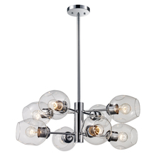 Trans Globe PND-2125 PC - 8LT PENDANT XIA CLEAR-PC
