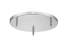 Z-Lite CP1803-CH - 3 Light Ceiling Plate