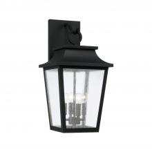 Capital 953341BK - 4 Light Outdoor Wall Lantern