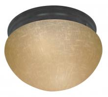 Nuvo 60/2646 - 2 Light; 12 in.; Medium White Mushroom; Mahogany Bronze Finish