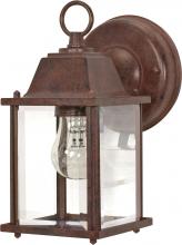 Nuvo 60/3464 - 1 Light; 8-5/8 in.; Wall Lantern; Cube Lantern with Clear Beveled Glass; Color retail packaging; Old
