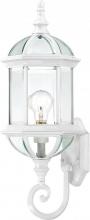 Nuvo 60/4971 - Boxwood; 1 Light; 22 in.; Outdoor Wall with Clear Beveled Glass; White Finish