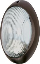 Nuvo 60/527 - 1 Light; 11 in.; Large Oval Bulk Head; Die Cast Bulk Head; Architectural Bronze Finish
