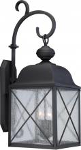 Nuvo 60/5623 - Wingate; 3 Light; 30 in.; Outdoor Wall Fixture with Clear Seed Glass; Textured Black Finish