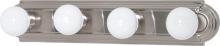 Nuvo 60/6073 - 4 Light; 24 in.; Vanity; Racetrack Style; Color retail packaging; Brushed Nickel Finish