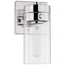 Nuvo 60/7631 - Intersection; 1 Light; Vanity; Polished Nickel with Clear Glass; Polished Nickel Finish