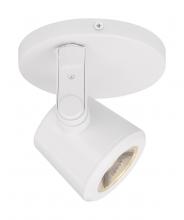 Nuvo 62/1108 - 12 Watt; LED; White; Taper Back; Monopoint; 3000K; 36 deg. Beam Angle; White Finish