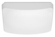 Nuvo 62/1214 - 11 inch; Flush Mounted LED Fixture; CCT Selectable; Square; White Acrylic; White Finish