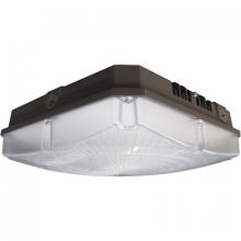 Nuvo 65/138 - LED Canopy Fixture; 28W; 4000K; 120-277V; Bronze Finish