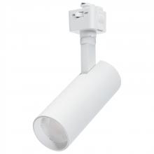 Nuvo TH5001 - 10 Watt LED Track Head; 36 Degree Beam Spread; J-Style Track; 5 CCT Selectable; Matte White Finish