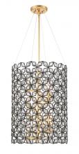 Minka N7847-711 - Brookcrest - 8 Light Pendant